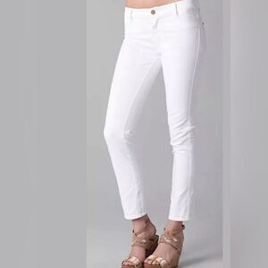 M.i.h. Paris Cropped Slim high rise Skinny bodycon skinny Jeans in White 24